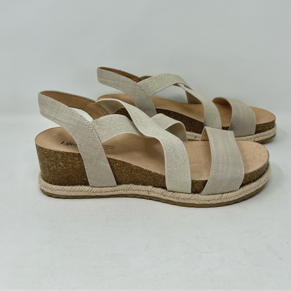 NEW LifeStride Breeze Wedge Sandals Women's Size 8.5